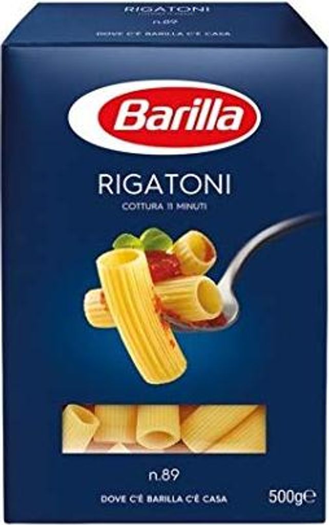 Pasta Barilla Rigatoni Nr. 89 italienisch Nudeln 500 g pack