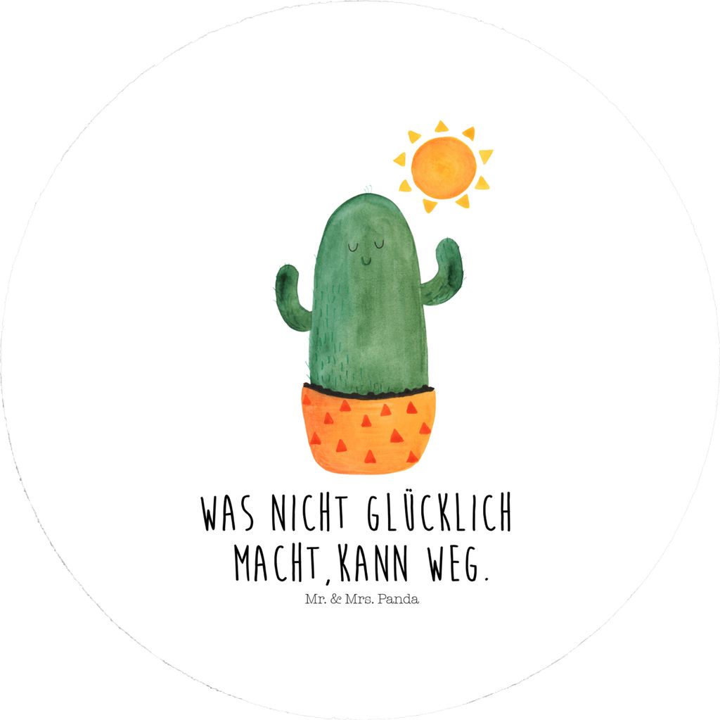 Mr. & Mrs. Panda magnet Kaktus Sonne - Weiß - Geschenk, für pinwand, glücklich, Geschenkidee, pinnwand, Kakteen, Kühlschrankmagnet, kühlschran...