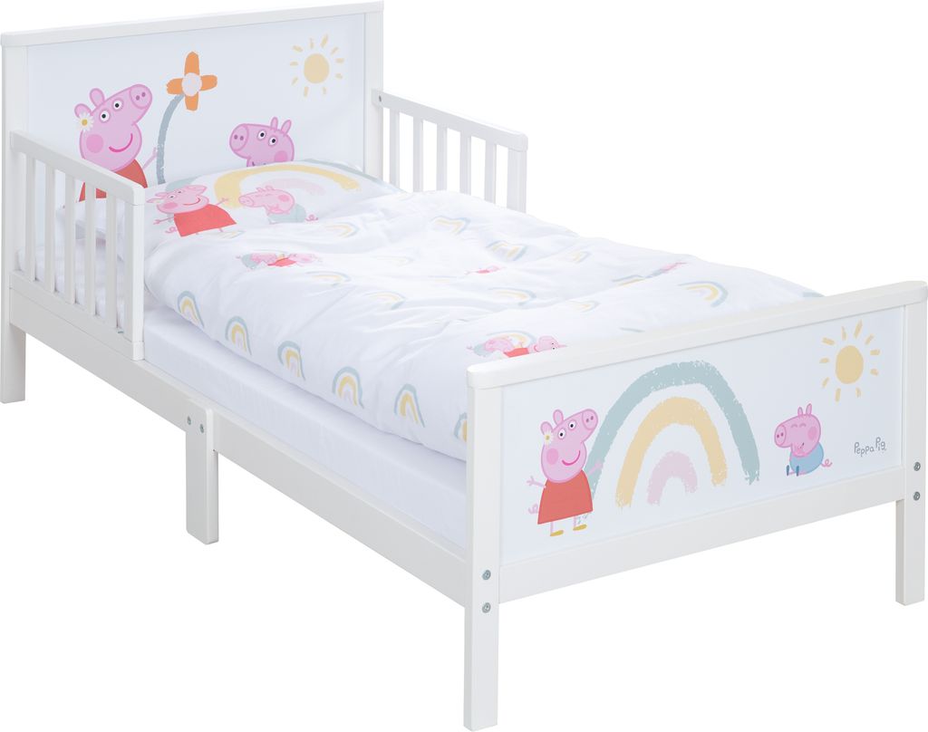 roba Kinderbett Peppa Pig 70 x 140 cm inkl. Bettwäsche & Produktbild 