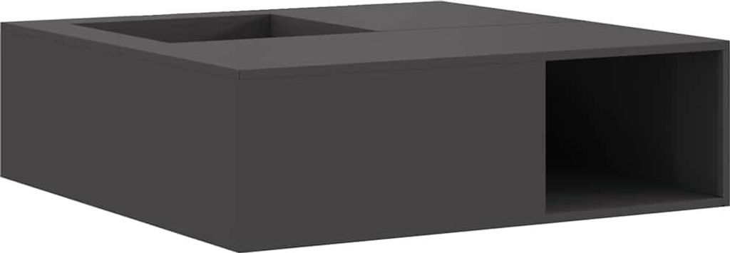 vidaXL Feuerstelle Schwarz 100 x 100 x 30 cm Stahl