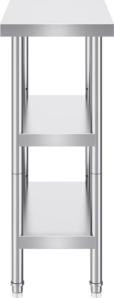 SucceBuy 14 x 24 x 34 palcov nerezový pracovný stôl na Obrázok produktu 
