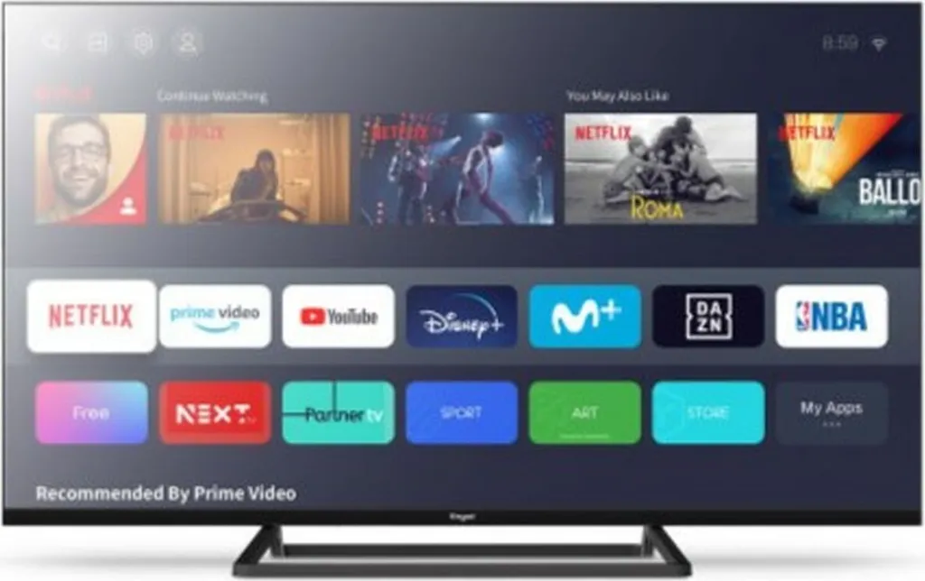Smart TV Engel LE4085SM Full HD 40 pouces LED avec Tuner T2 intégré