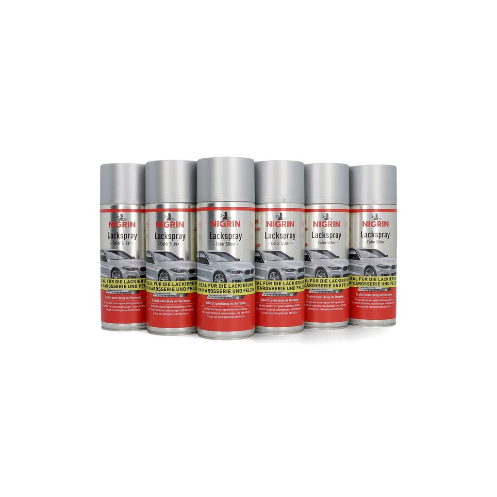 NIGRIN Lack-Spray sr 400ml 6x Produktbild 