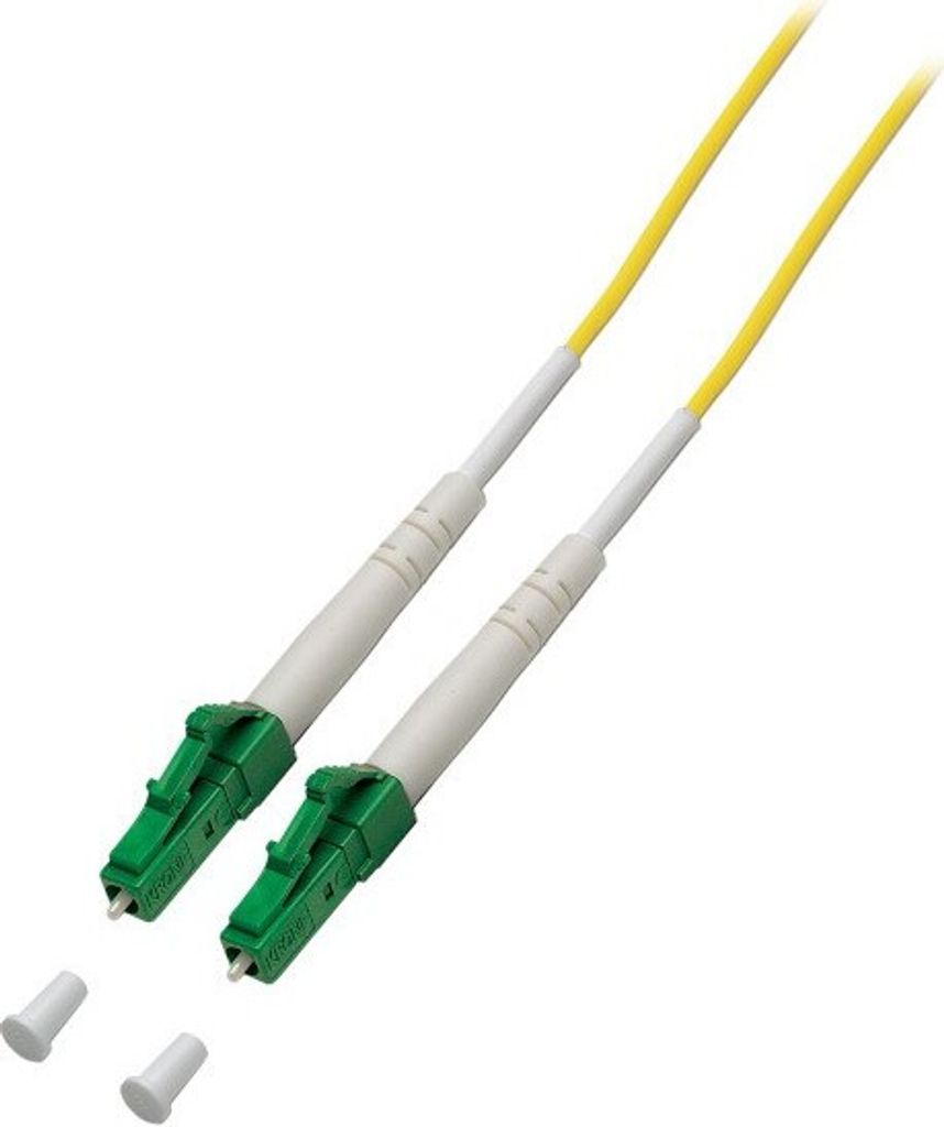 OS2 simplex Glasfaserkabel LC/APC-LC/APC 1m