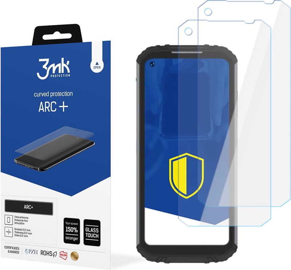 3mk Display Schutzfolie ARC+ für Oukitel WP16 0,17mm Self-Heal (2 Stück)