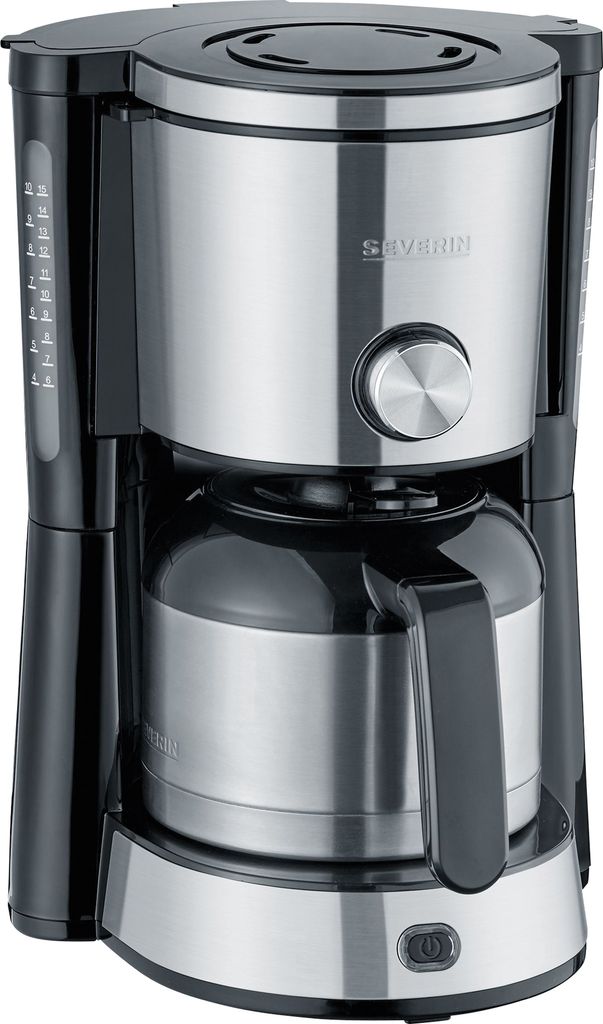 A product shot of a coffee maker on a white background.