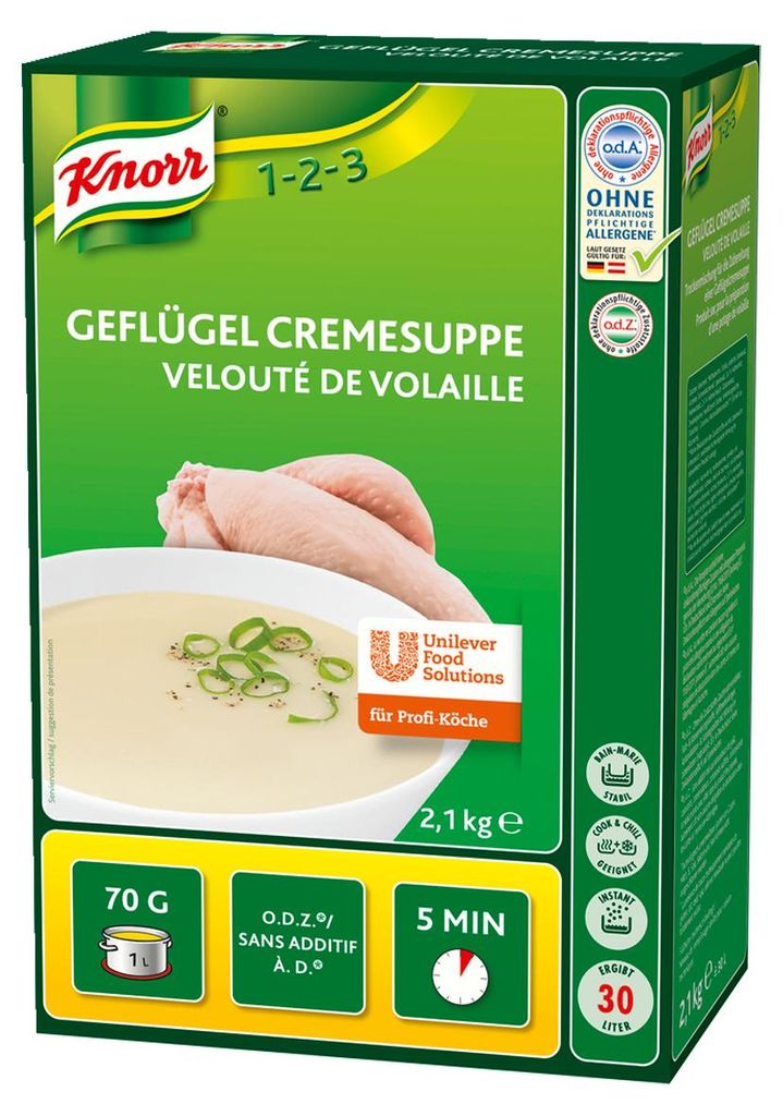 Knorr Geflügel Cremesuppe 2,1Kg Produktbild 