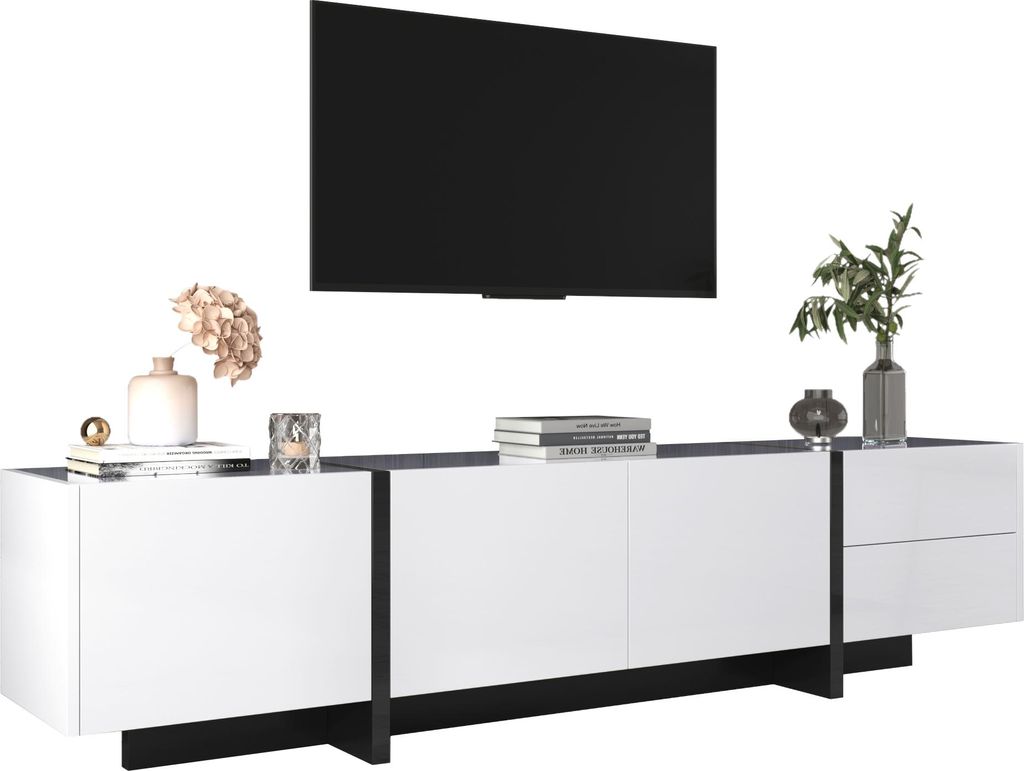 Szafka pod telewizor Fortuna Lai 190 x 45 x 35 cm, niski Zdjęcie produktu 
