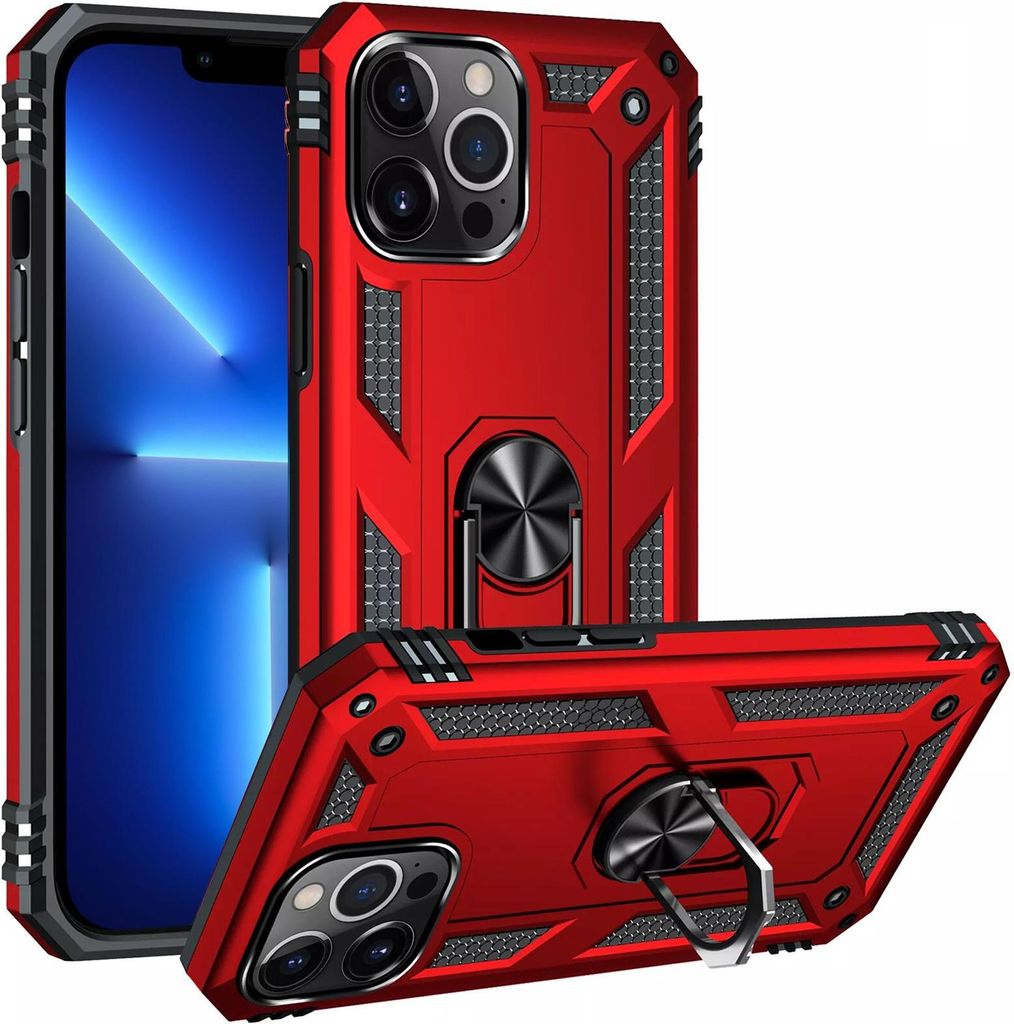 Outdoor Schutz Hülle für Apple iPhone 11 Armor Case Cover Handyhülle Bumper Panzerhülle Rot