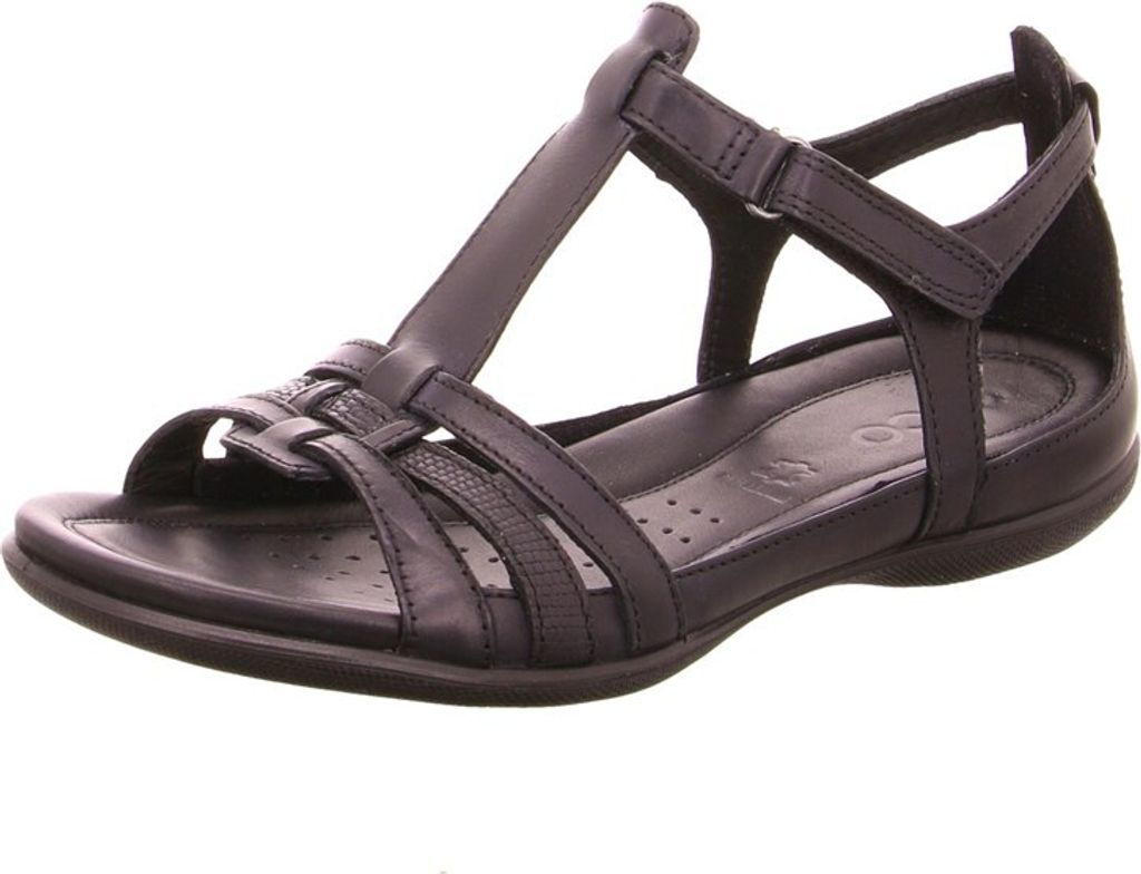 Ecco Flash T-Bar Sandale Schwarz