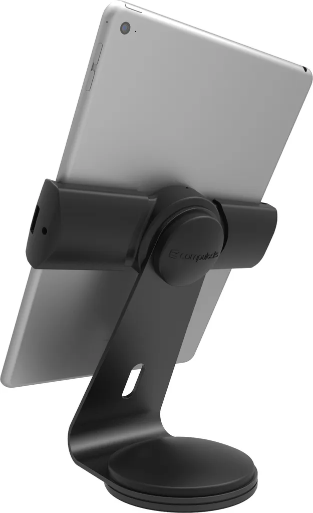 Support tablette antivol avec pince réglable et châssis en acier