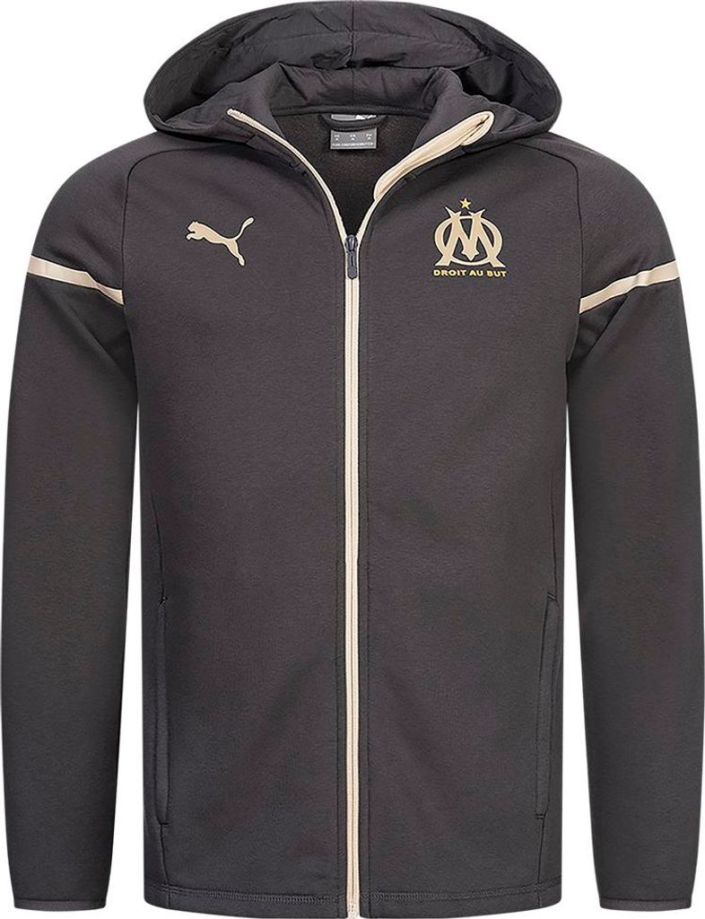S|Olympique Marseille PUMA Casuals Herren Kapuzenjacke 771940-42