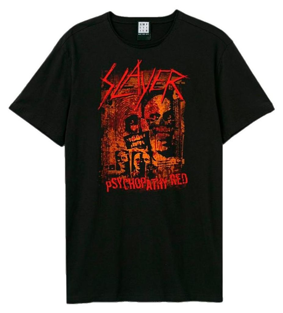 Slayer - "Psychopathy Red" T-Shirt für Herren/Damen Uni PH5019 (S) (Schwarz)