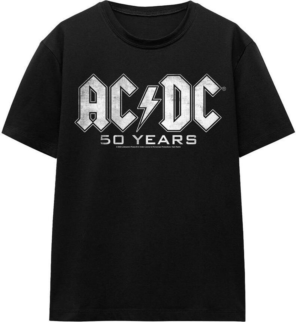 AC/DC - "50 Years" T-Shirt für Herren/Damen Uni TV15403 (M) (Schwarz)