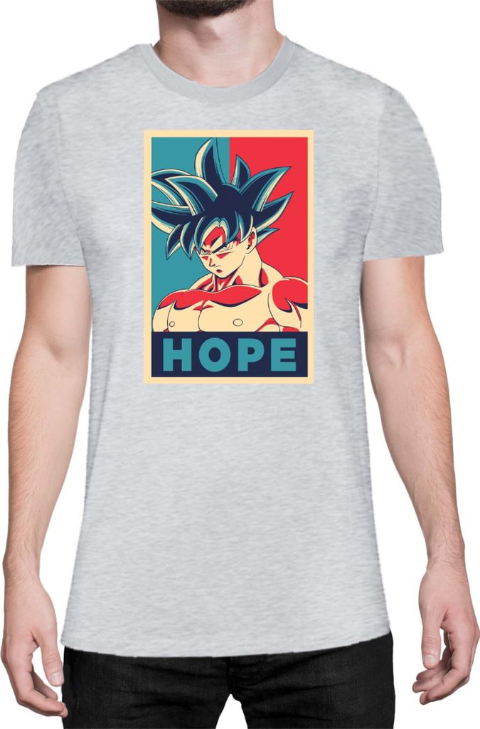Herren T-Shirt Dragon Anime Manga Ball Z Goku 32, Man XL / Grau