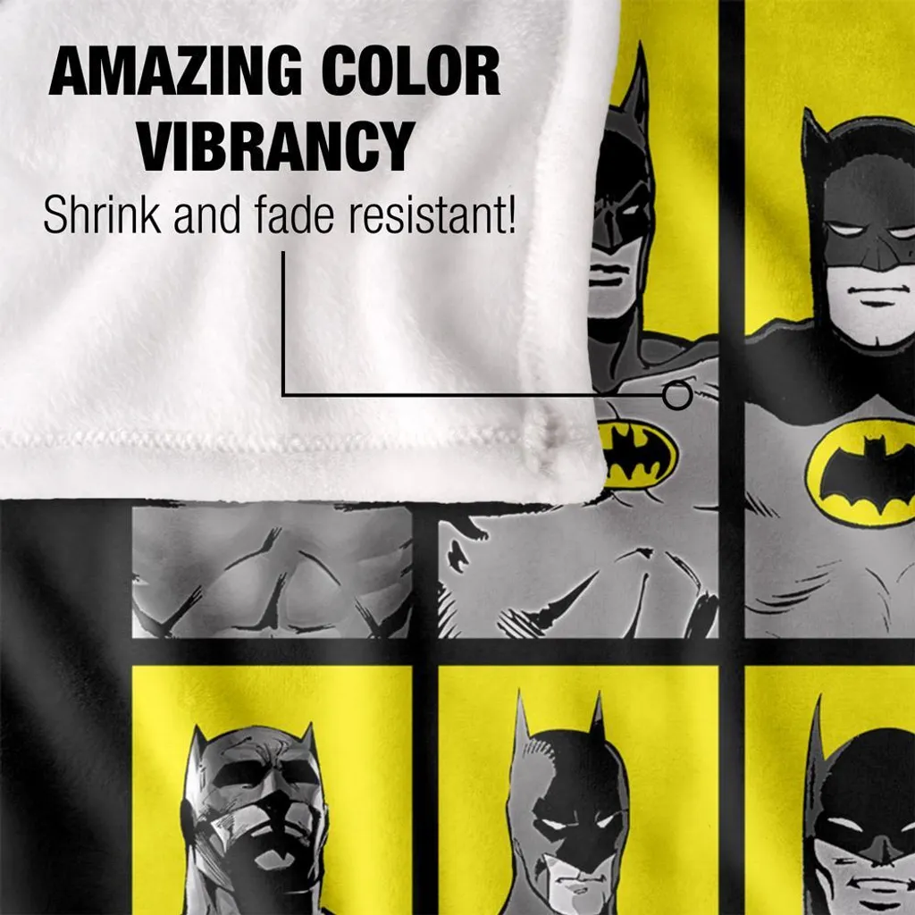 Plaid Batman Multicolore en Taille Unique - Couverture Douce TV19503 - 4