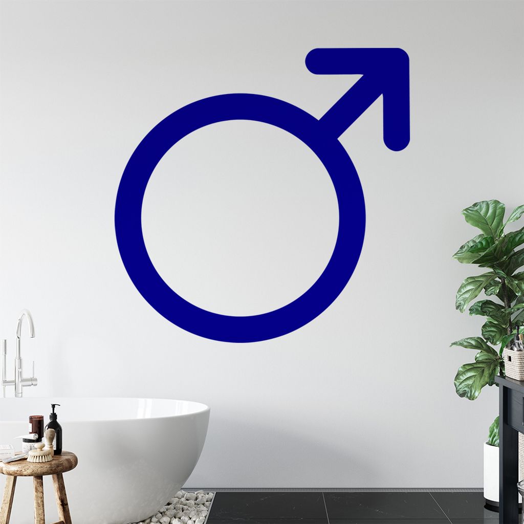 Männliches Geschlecht Wandtattoo Wandaufkleber Wall Sticker - Dekoration, Küche, Wohnzimmer, Schlafzimmer, Badezimmer