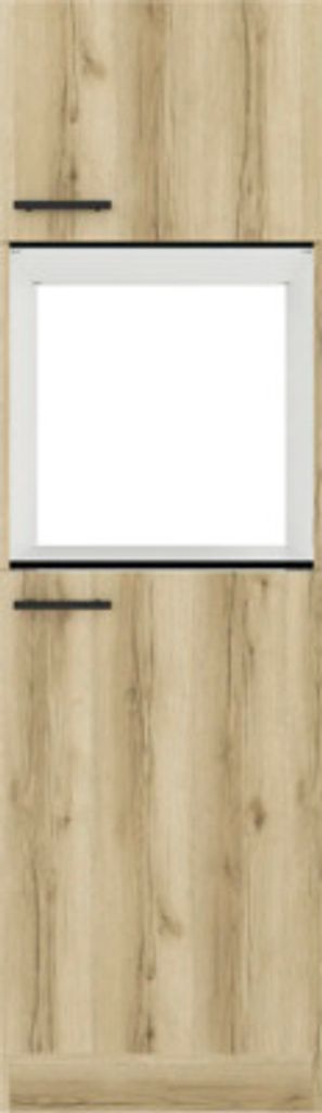 Optifit Backofen/Kühlumbauschrank für 88er Einbaukühlschrank Livorno290 BxTxH 60 x 57,1 x 206,8 cm wildeiche matt strukt
