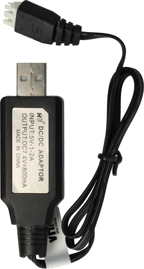 vhbw USB-Ladekabel für RC-Akkus mit JST XH-3P-Anschluss, Produktbild 