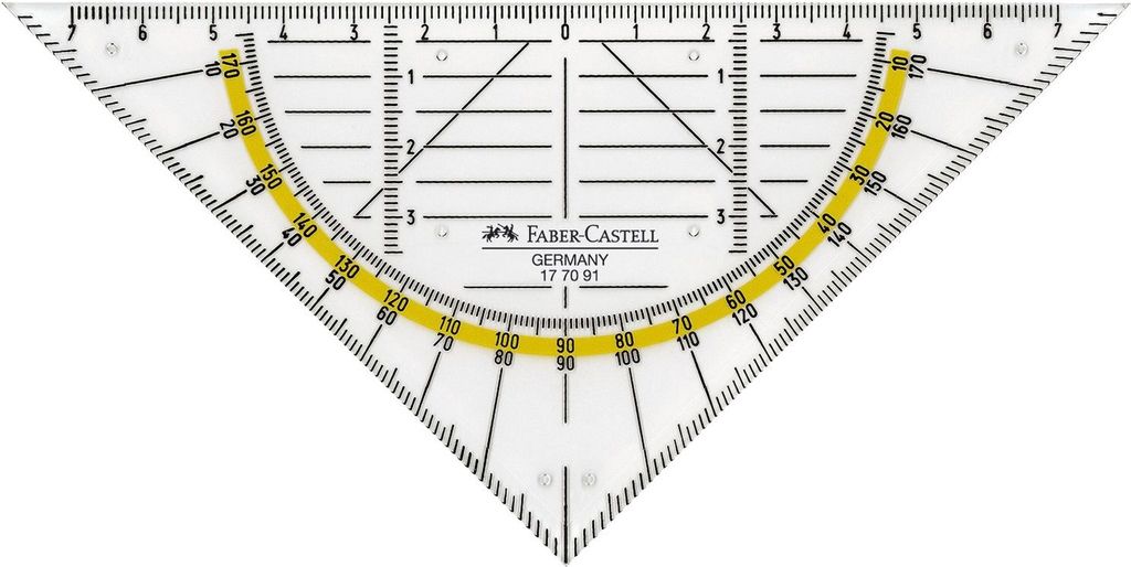 FABER-CASTELL 177091 Geometrický trojúhelník 14,0 cm Obrázek produktu 
