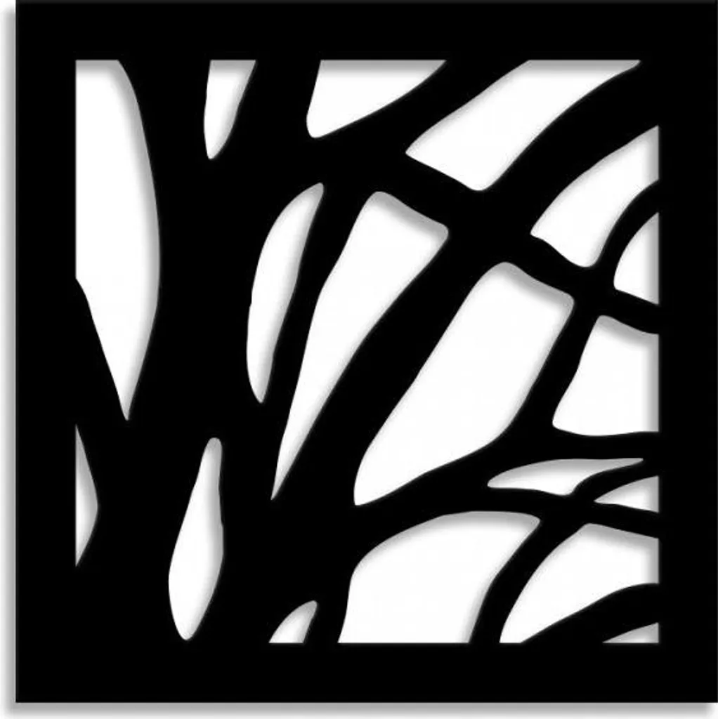 ALBERO Pannello Divisorio Traforato Bianco 50x150 | PVC Design Minimal