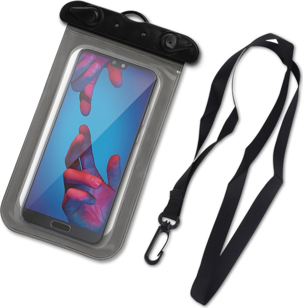 Handy Hülle Huawei Serie Wasserdichte Schutzhülle Handytasche Wasserfest CaseFarben:Schwarz;Smartphone:Huawei P20 Pro