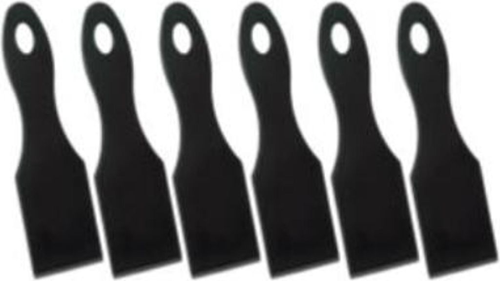 METALTEX szpatułka do raclette 14x4cm czarna 6 szt Zdjęcie produktu 