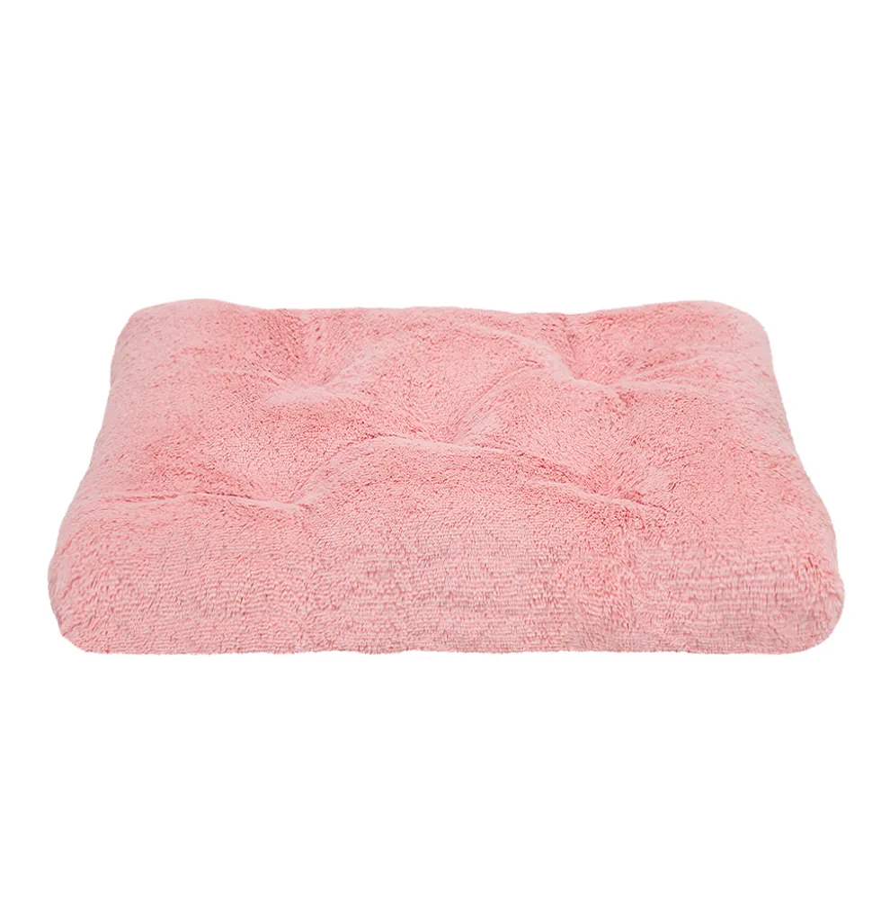Cuccia Letto Shaggy L Rosa 65x45cm - Comfort Antistress per Cani e Gatti