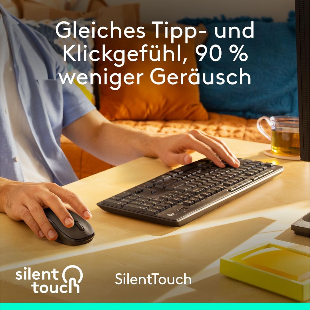 LOGITECH MK295 Silent Wireless Combo - GRAPHITE - DEU - Zdjęcie produktu 27