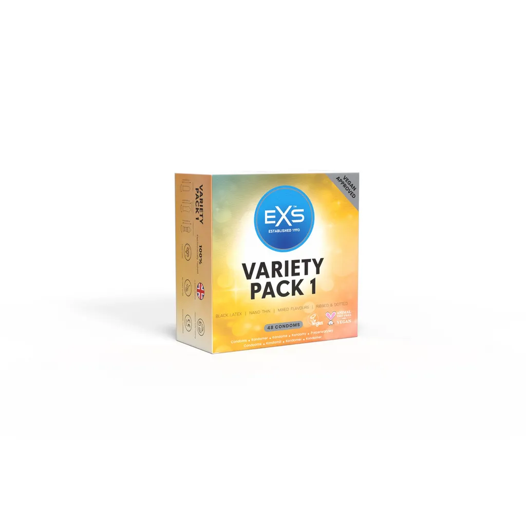 Pack de 48 Préservatifs EXS - Solution Idéale contre la Routine Intime