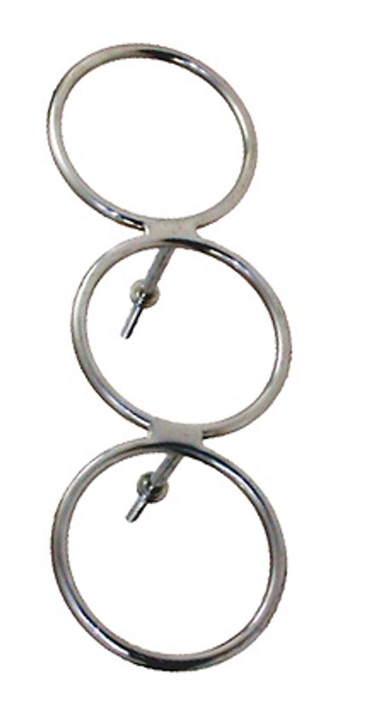 Flaschenhalter, Model triple , Edelstahl A2 AISI304, 100x105mm, 88mm