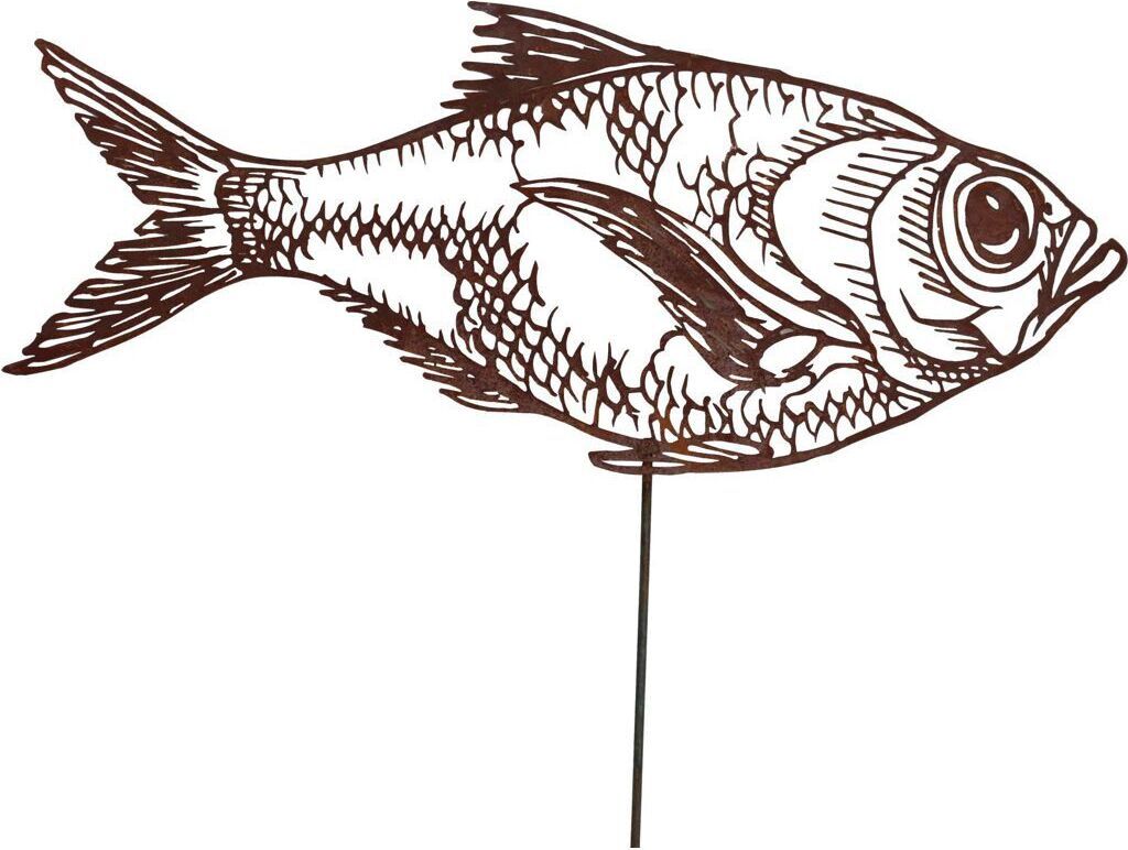440s Rost Fisch Karpfen mit Stab