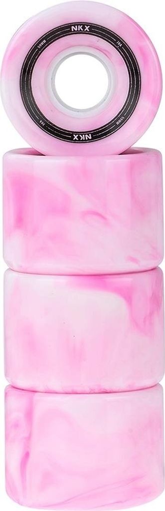 NKX Majestic 59 mm Cruiser-Räder Pink - Weiß