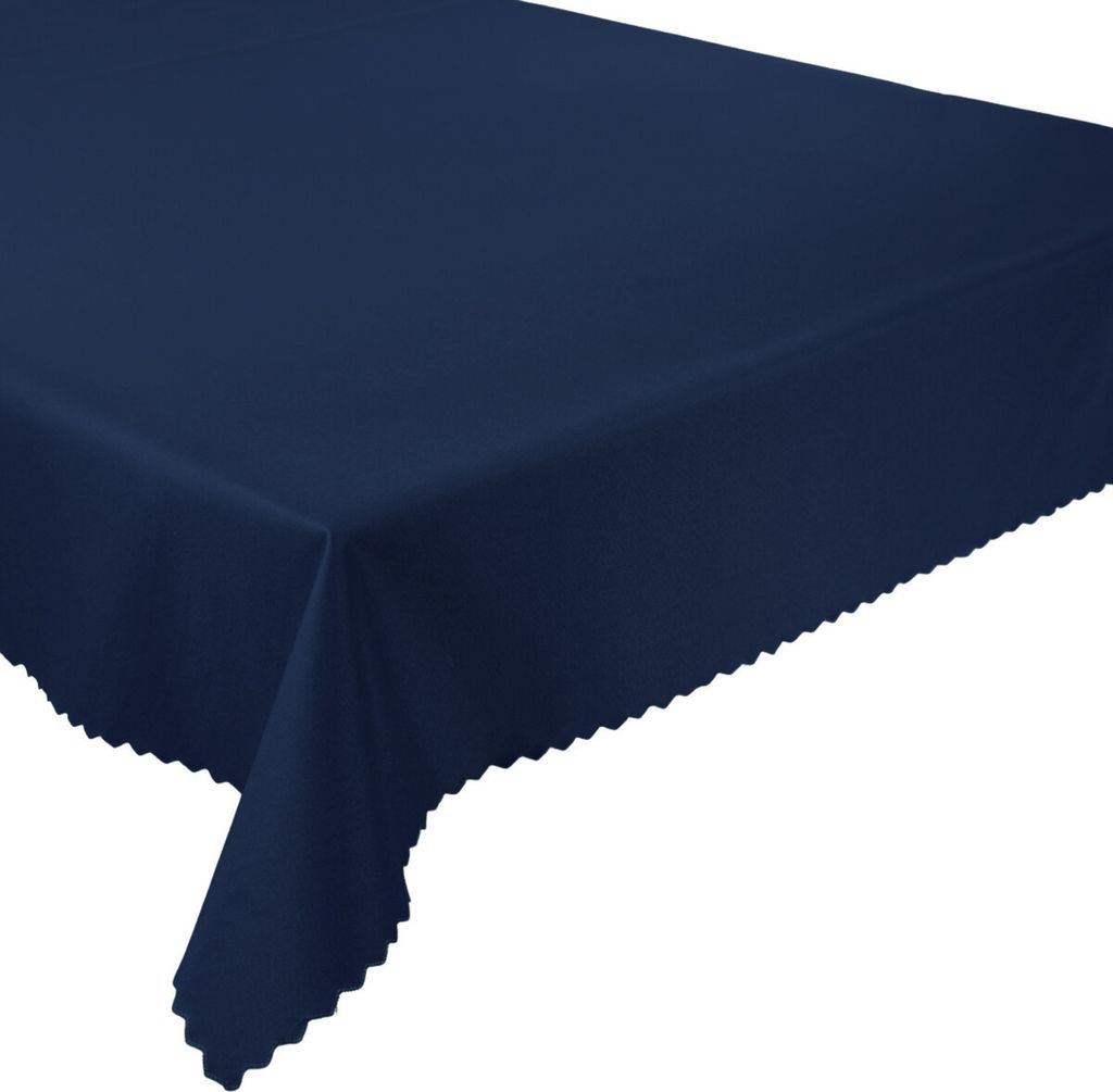 Wasserdichte Polyester Gartentischdecke Marine R: 110x220 cm