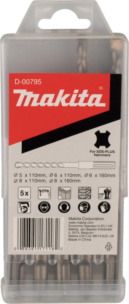 Makita D-00795 Foret hélicoïdal de Foret hélicoïdal 5 Image du produit 