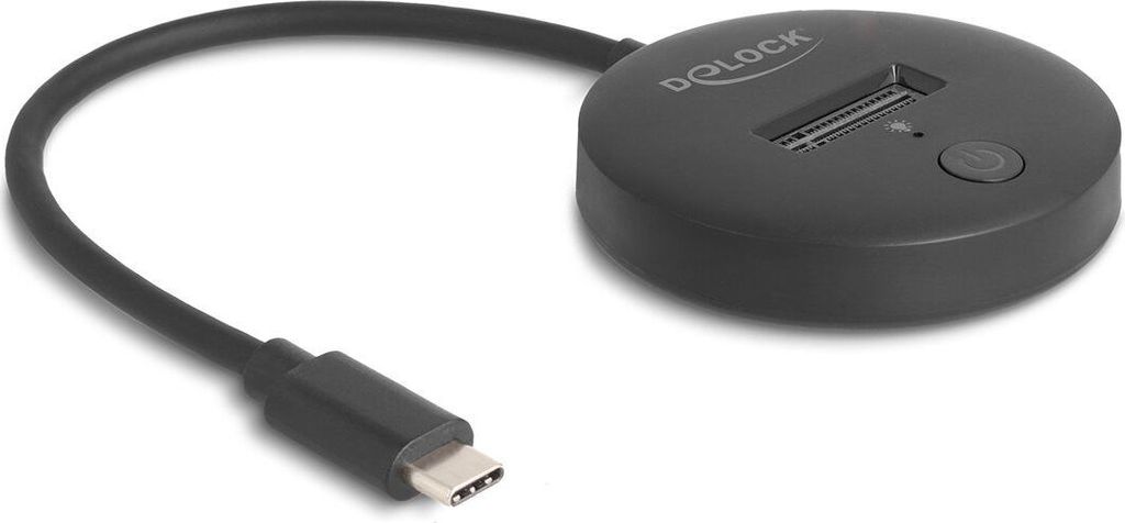 Delock M.2 Dockingstation für M.2 NVMe / SATA SSD mit USB 10 Gbps USB Type-C Stecker