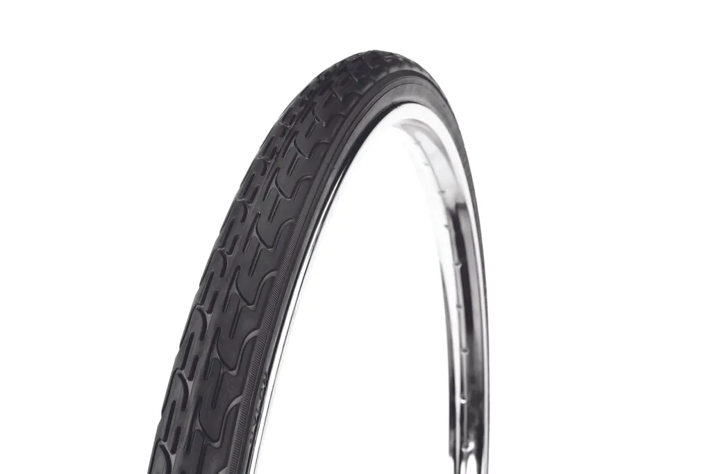 Pneu S-604 24X1-3/8 BK Noir pour Vélo de Ville et Route Classique