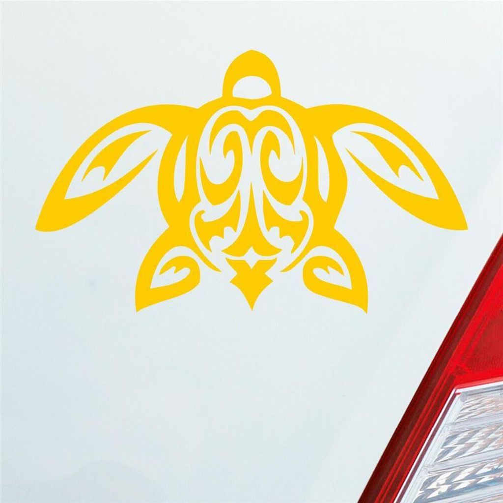 Auto Aufkleber Schildkröte Turtle Schildi Kröte Tribal 12x7 Produktbild 