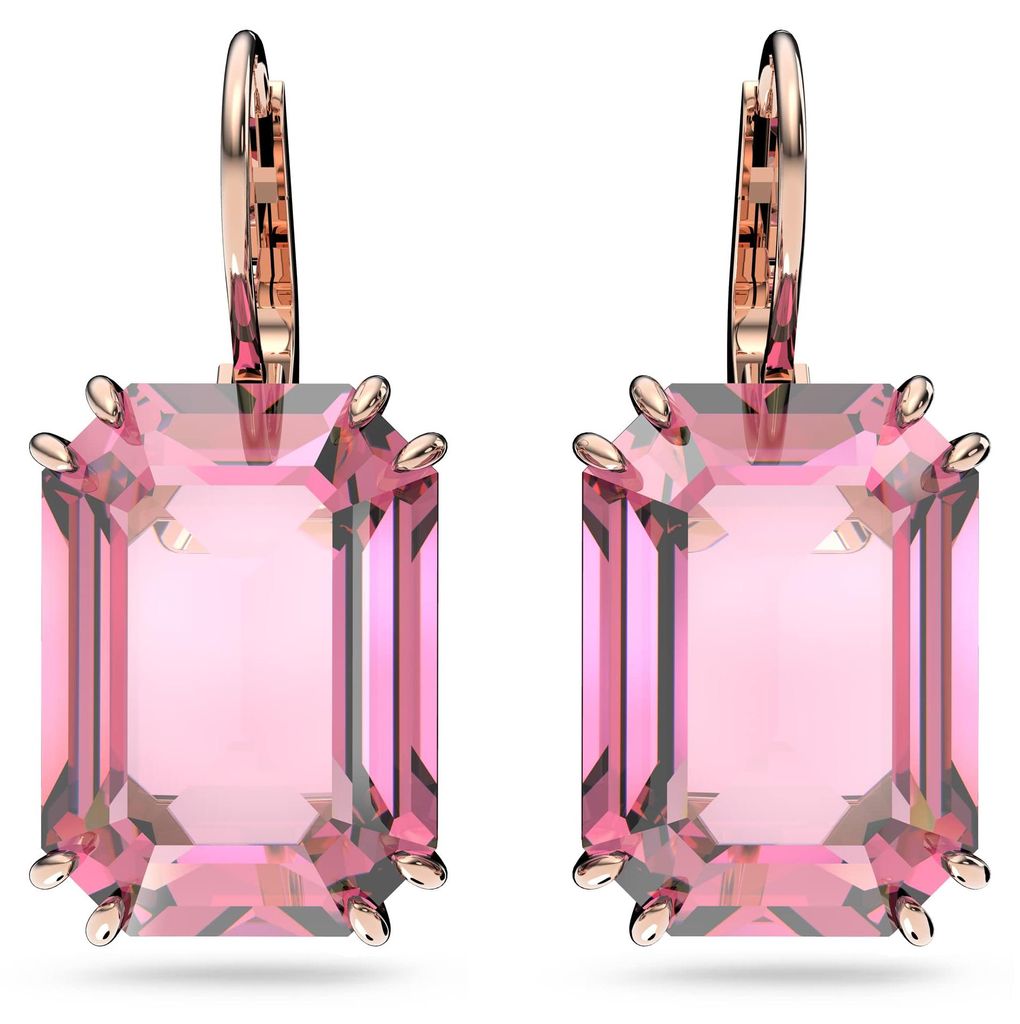 Kolczyki wisiorek Swarovski Rosé Collection Millenia - Zdjęcie produktu 