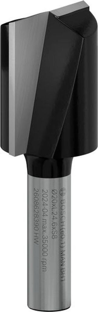 PRO Nutfräser, zweischneidig, Ø 20 x L 24,6, Schaft 8 mm Produktbild 