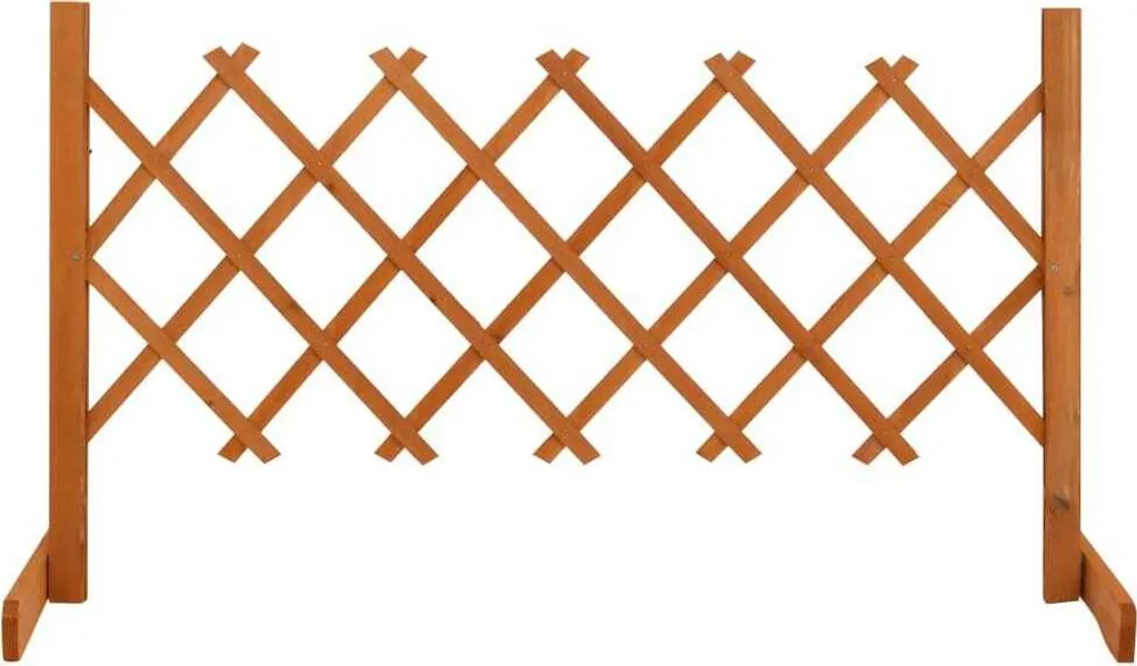 Clôture de jardin orange 120x60 cm : protégez vos massifs en sapin