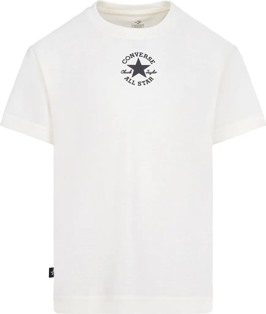 T-shirt de sport et loisirs Converse blanc durable pour ado 13-15 ans