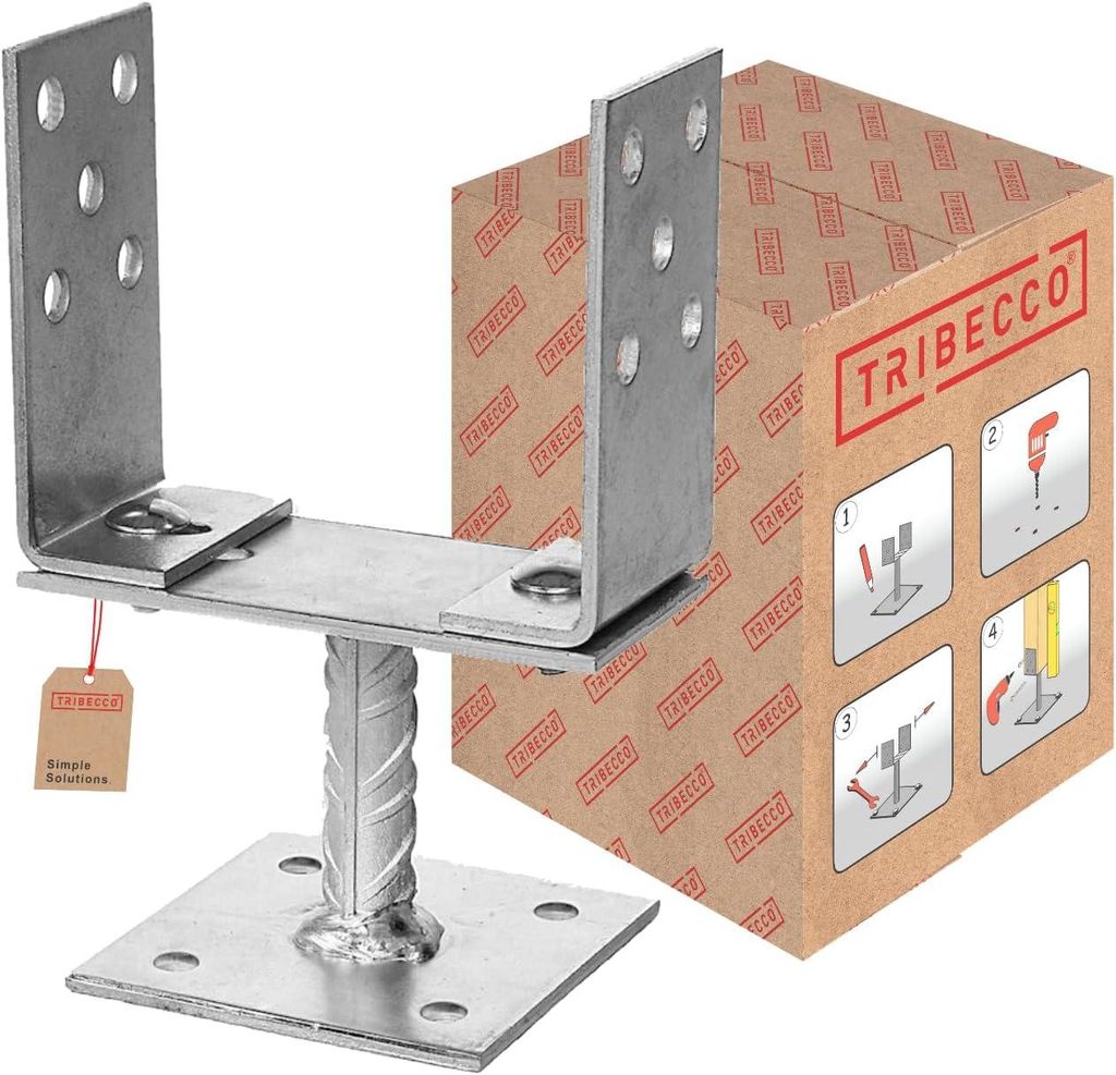 TRIBECCO® U-Pfostenträger 0-165 mm Breitenverstellbar zum Produktbild 