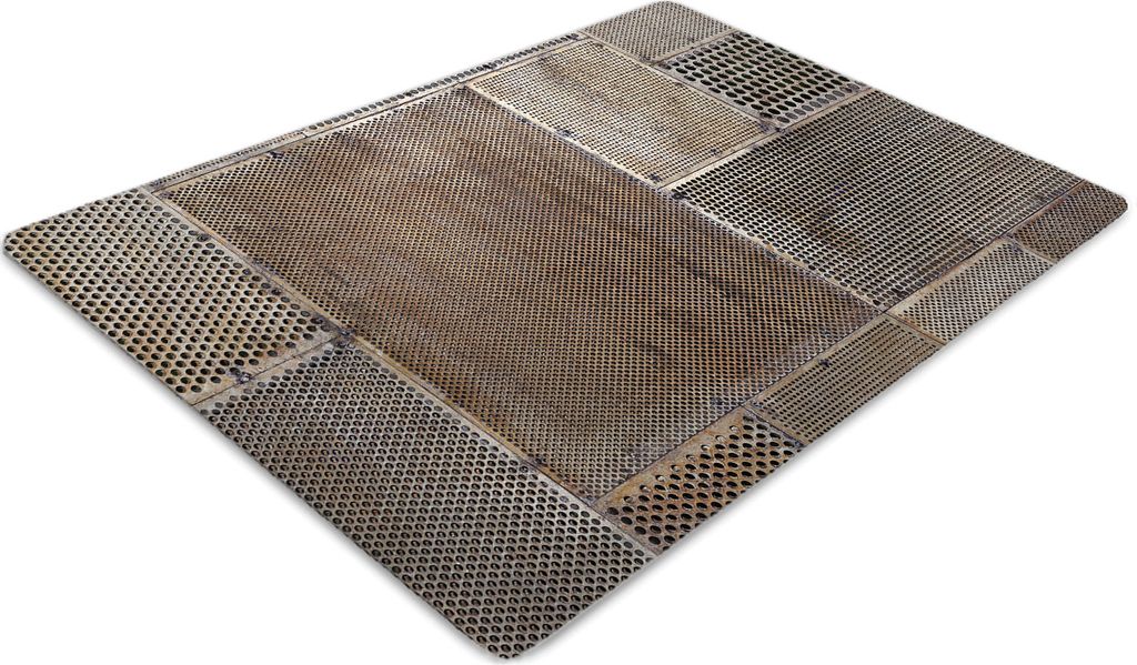 Stuhlunterlage Bürostuhlunterlage 120 cm x 90 cm Bodenmatte Bürostuhlunterlage - Metallwürfel