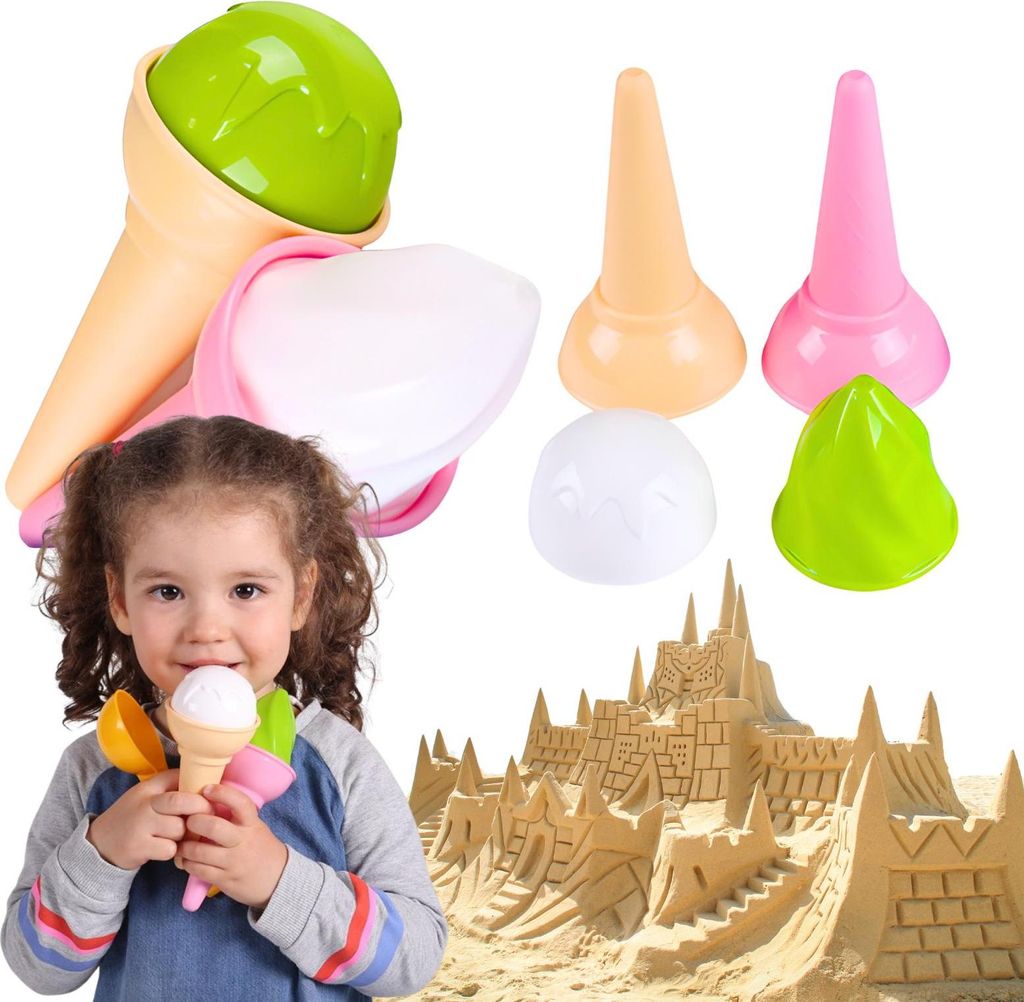 Sandform Eiswaffel + Löffel 5941 Produktbild 