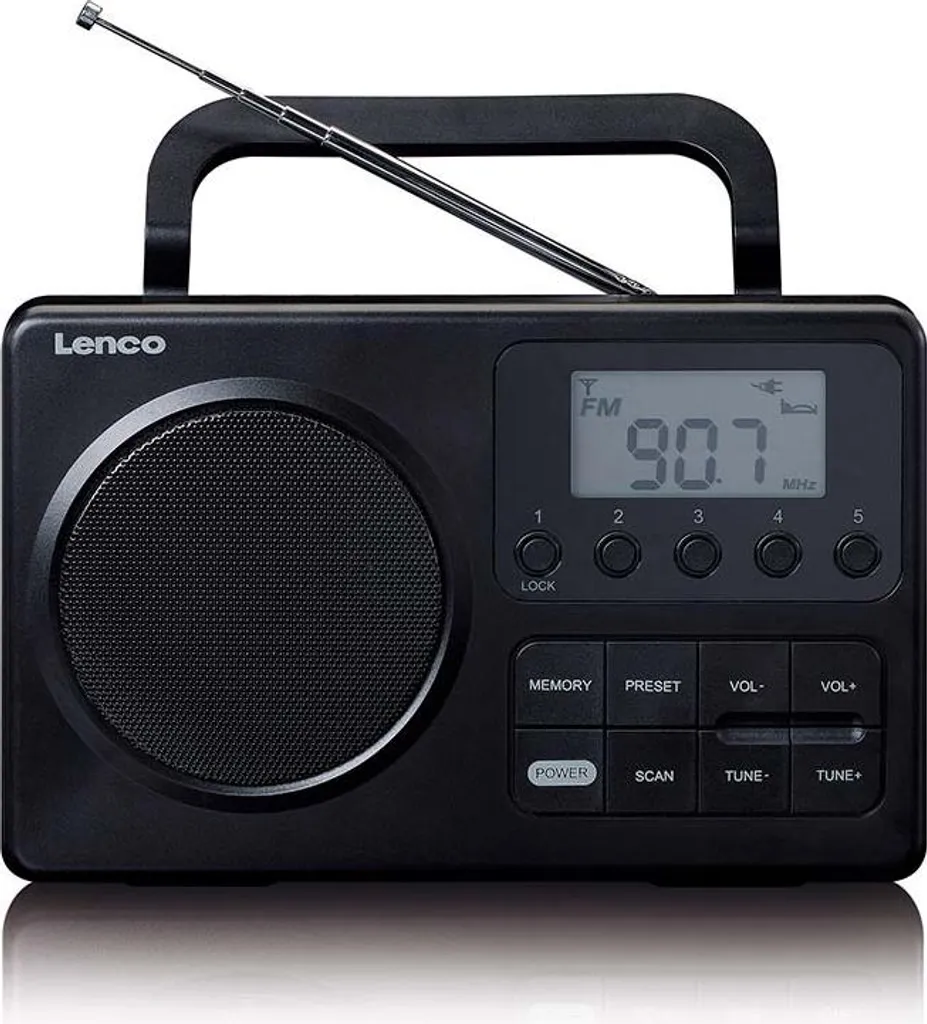 Radio FM Portable Lenco MPR-035BK : Simple à Utiliser et Très Compacte - 4