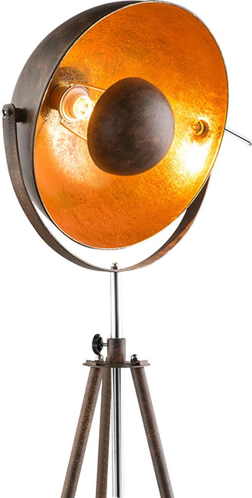 Globo Lighting stojacia lampa kovová hrdzavej farby, 1x E27 Obrázok produktu 4