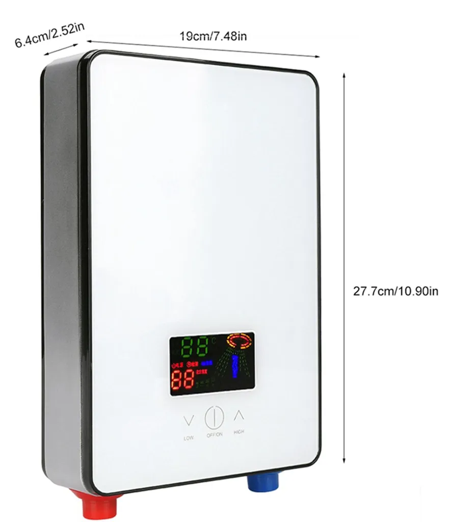 Plus d'eau froide : chauffe-eau électrique instantané compact et rapide - 4