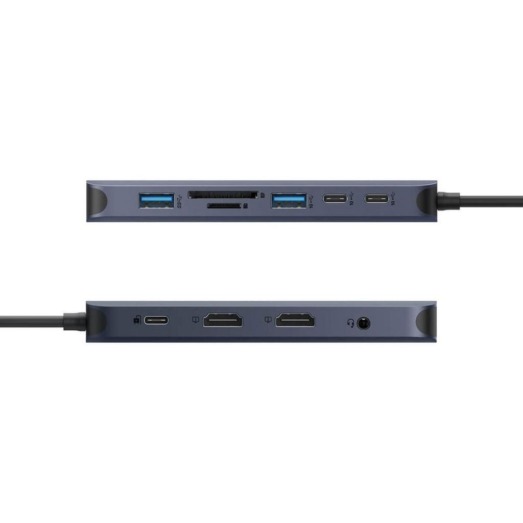HYP Dual HDMI USB-C 11-w-1, kolor: niebieski Zdjęcie produktu 