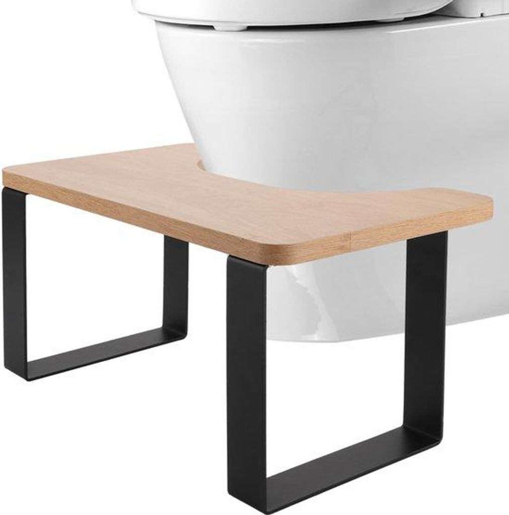 Ergonomische toiletkruk für optimale Haltung und Komfort bei der Toilettebenutzung